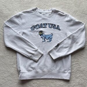 Big “GOAT” Crewneck Sweatshirt